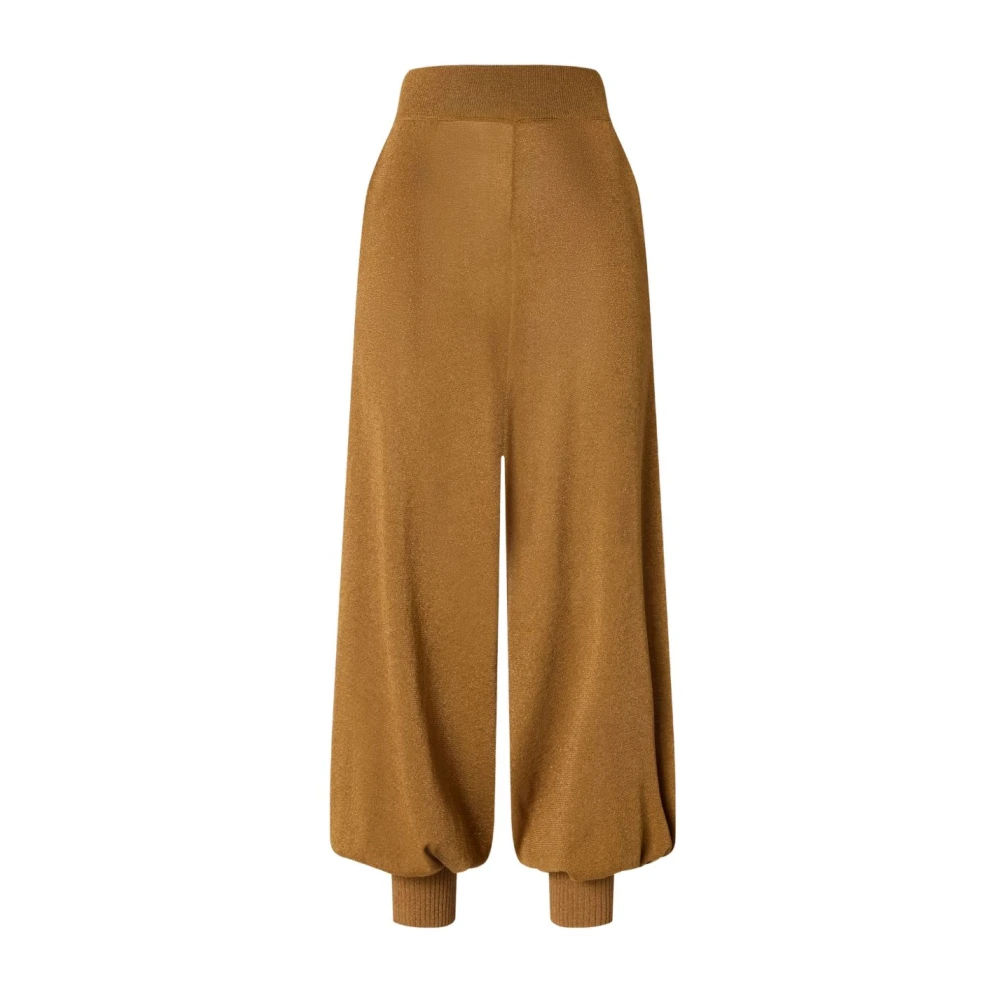 Pinko Women's Brown Wide Trousers