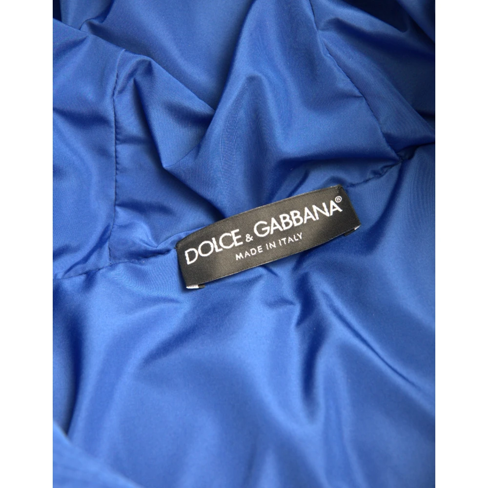 Dolce & Gabbana Multicolor Vlinder Hooded Pufferjas Multicolor Heren