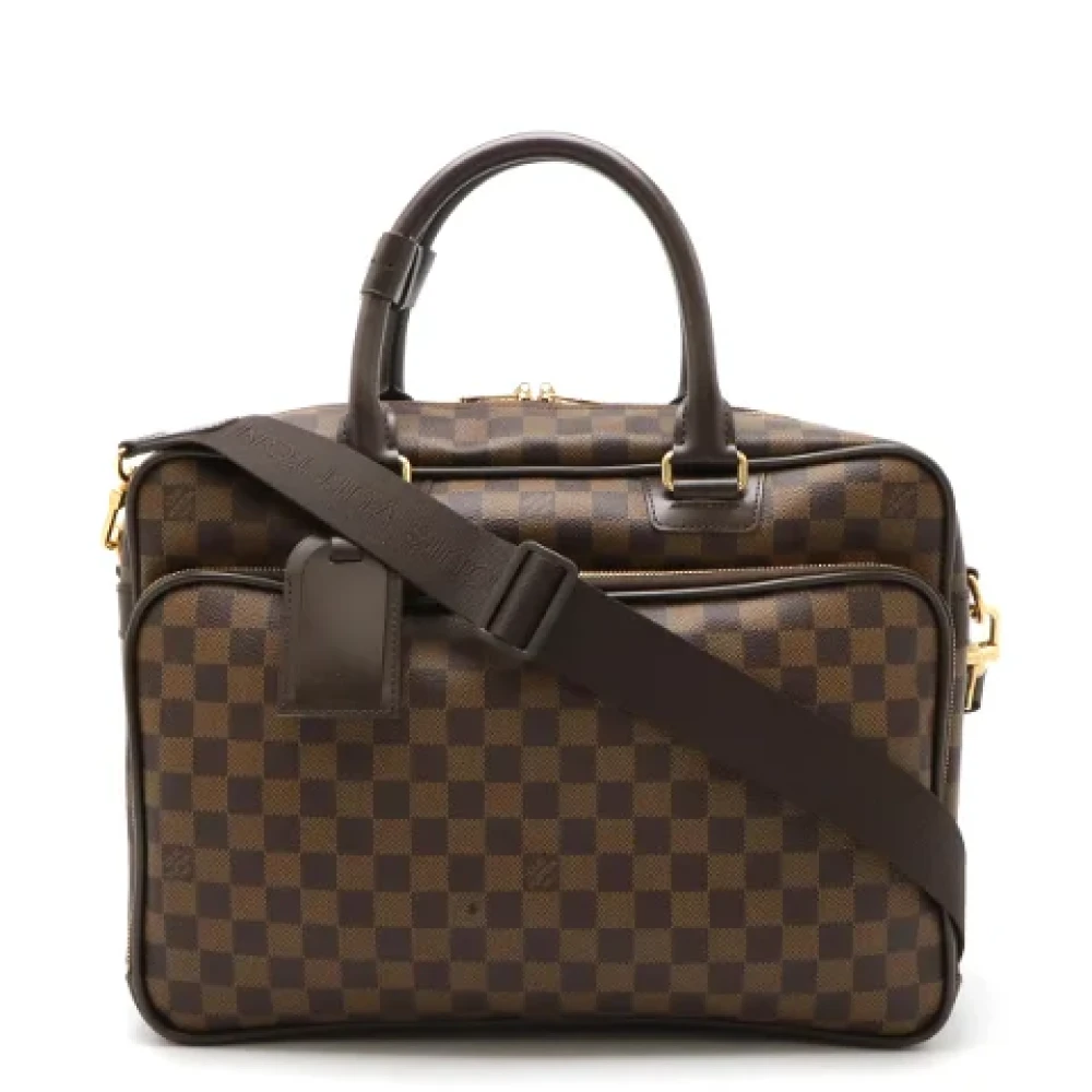 Louis Vuitton Vintage Pre-owned Canvas handbags Brown Heren