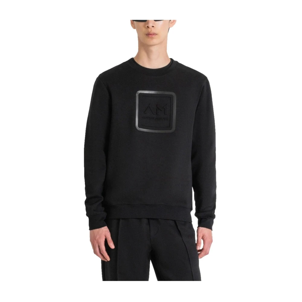 Antony Morato Minimalist Logo Sweatshirt Black Heren