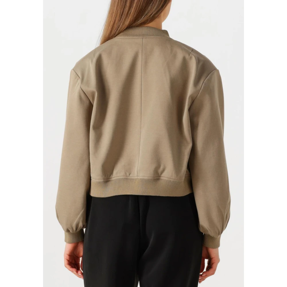 Notre-v Taupe Jas voor Vrouwen Beige Dames