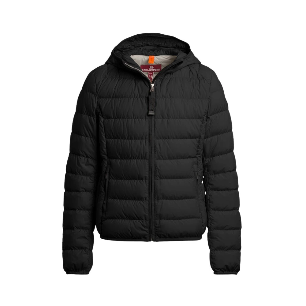 Parajumpers Girls Black Winter Jackets, 14 Y, Juliet - Hooded Down Jacket