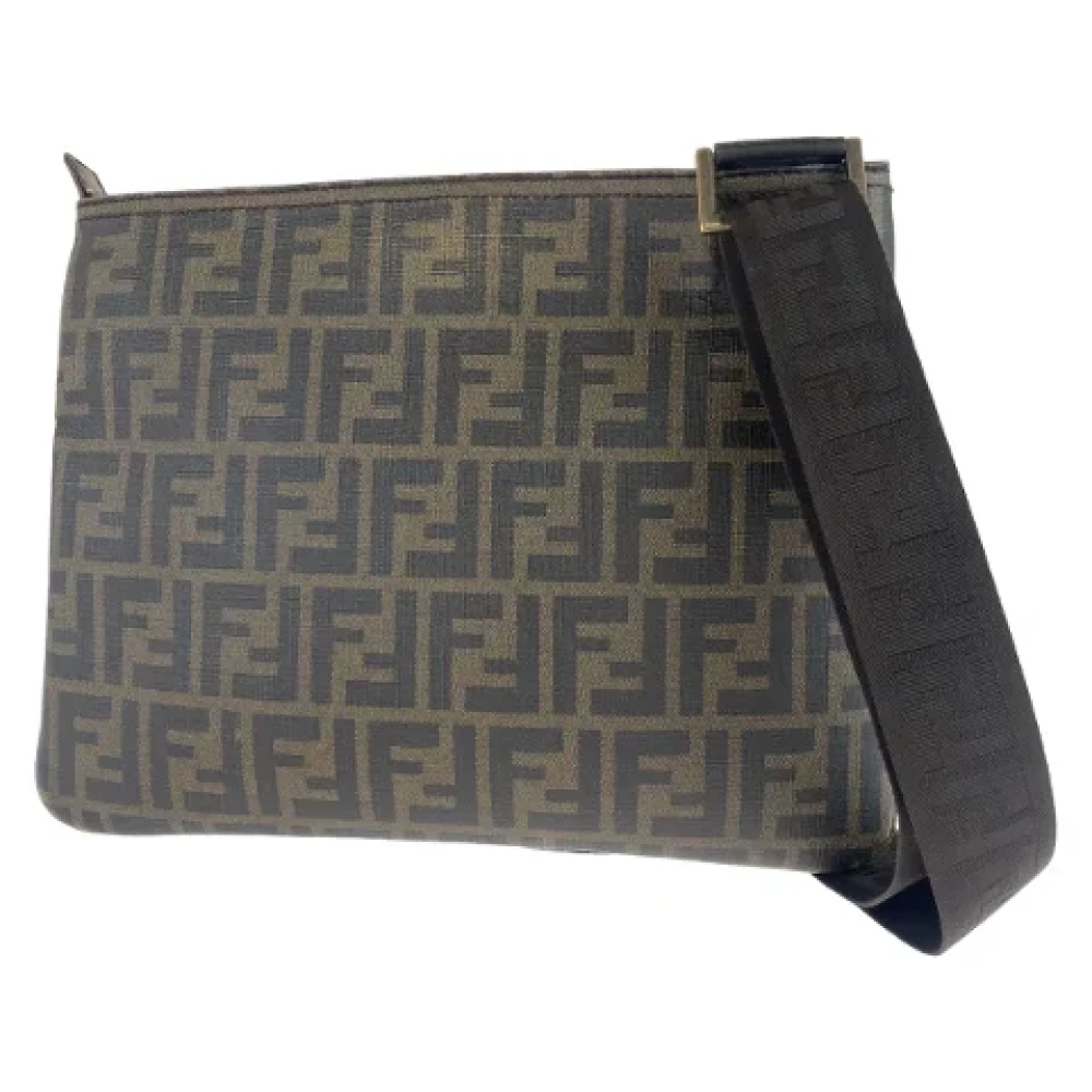 Fendi Vintage Pre-owned Canvas fendi-bags Brown Heren