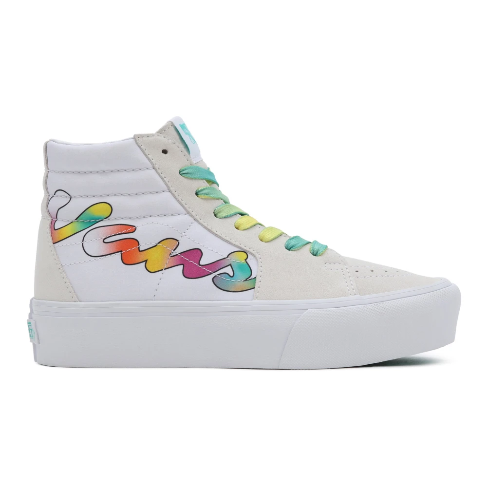 Vans Platform Spring Fade Skate Skor Multicolor, Flicka