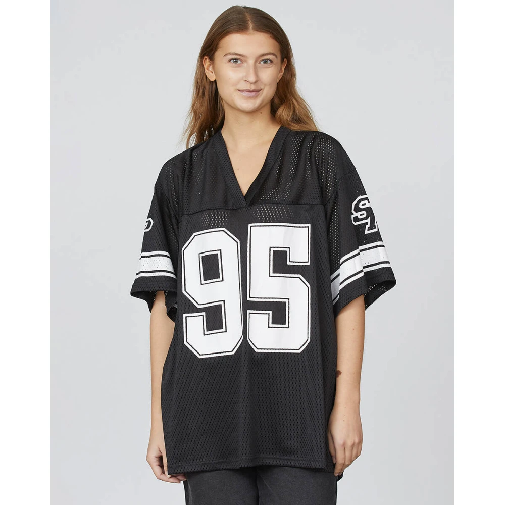 Sisters Point Korte mouw sportshirt Black Dames