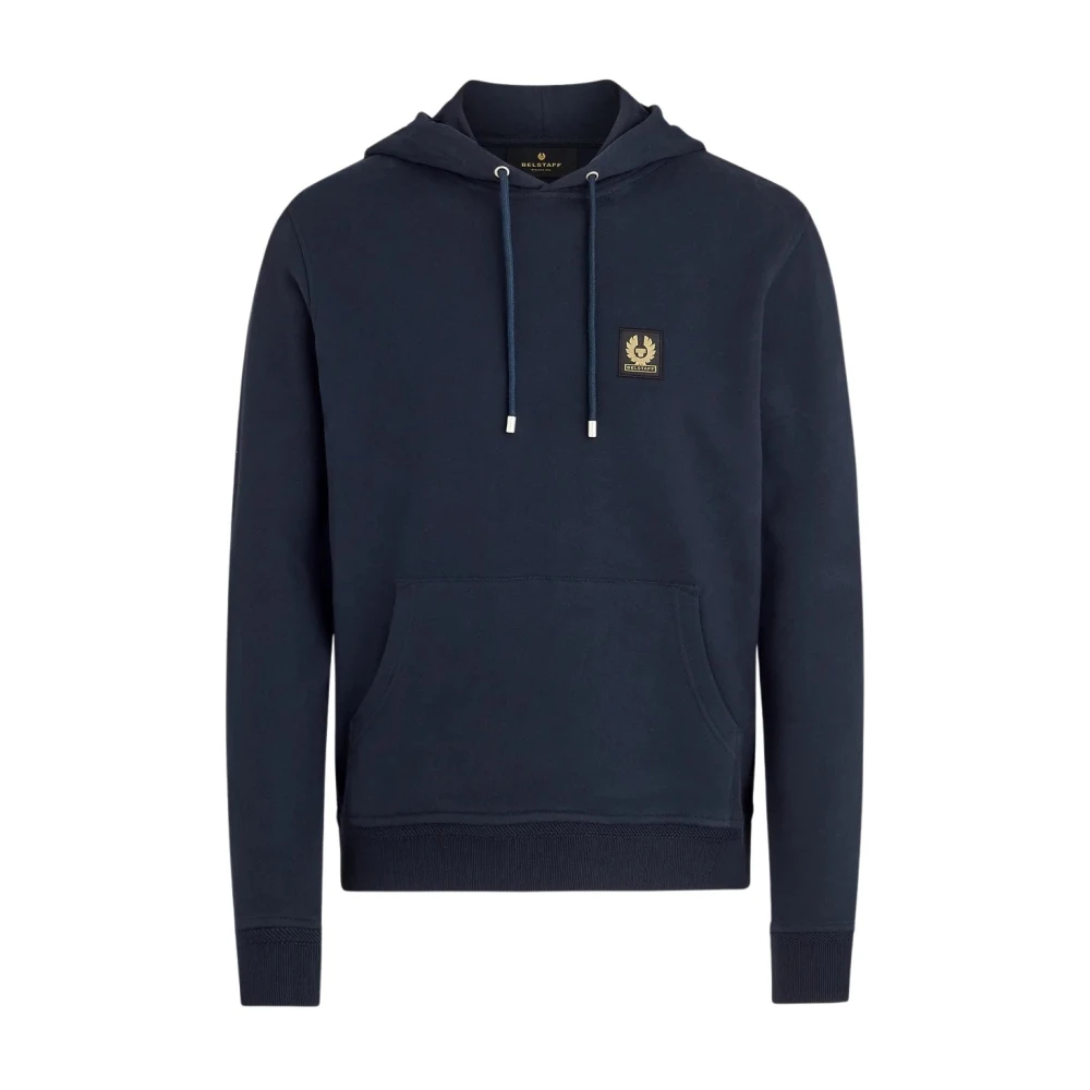 Belstaff Men's Blue Dark Hooded Sweatshirt - Hoodies - S - Sweatshirts & Hoodies