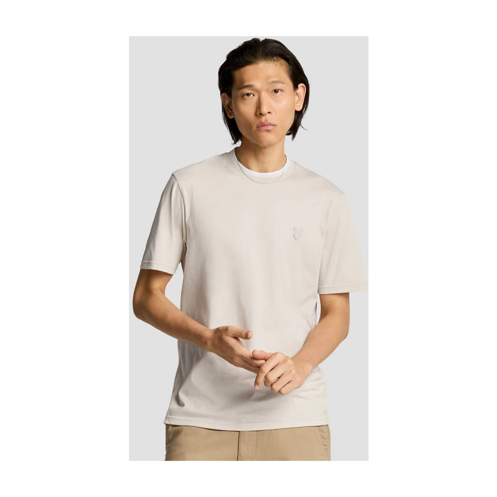 Lyle & Scott Korte mouw T-shirt Ts2227Ton Beige Heren