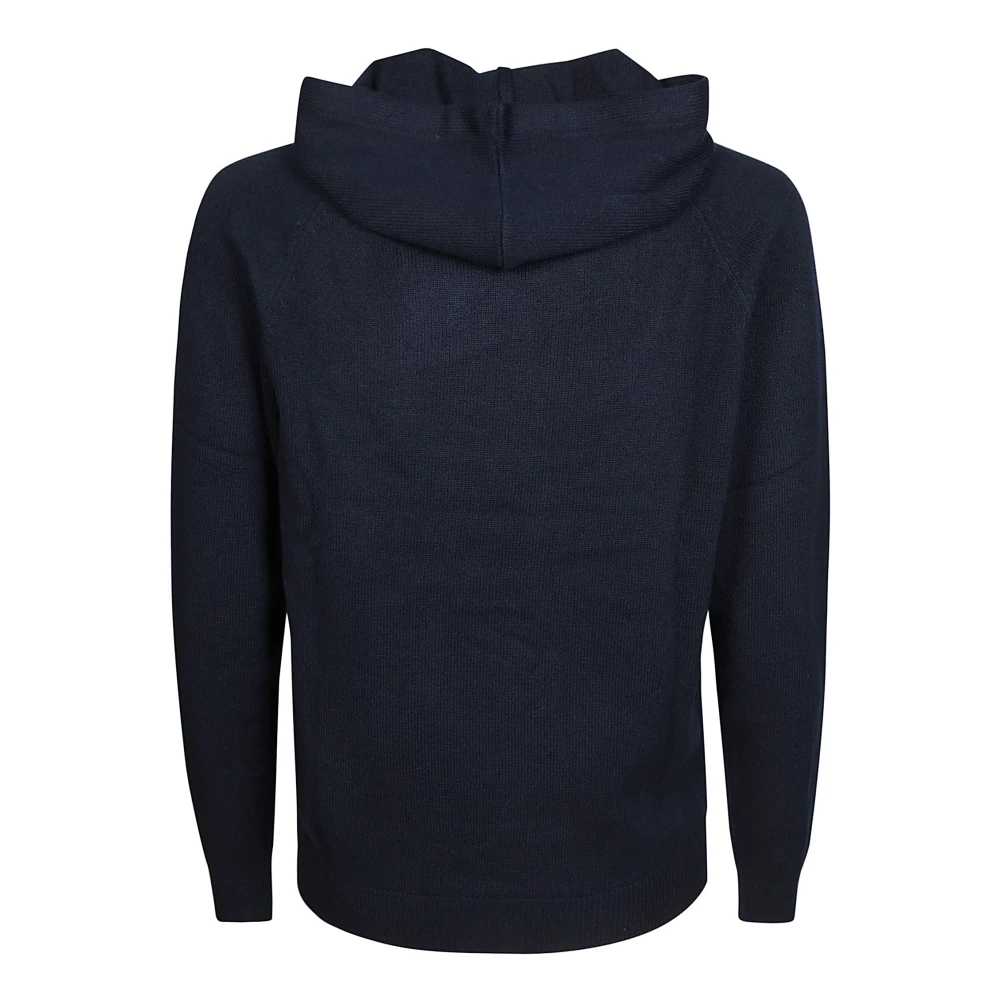 Sun68 Solide Warme Hoodie Blue Heren