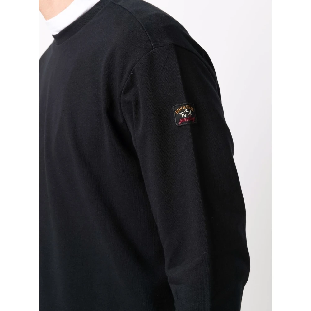 PAUL & SHARK Stijlvolle Sweatshirt 011C Black Heren