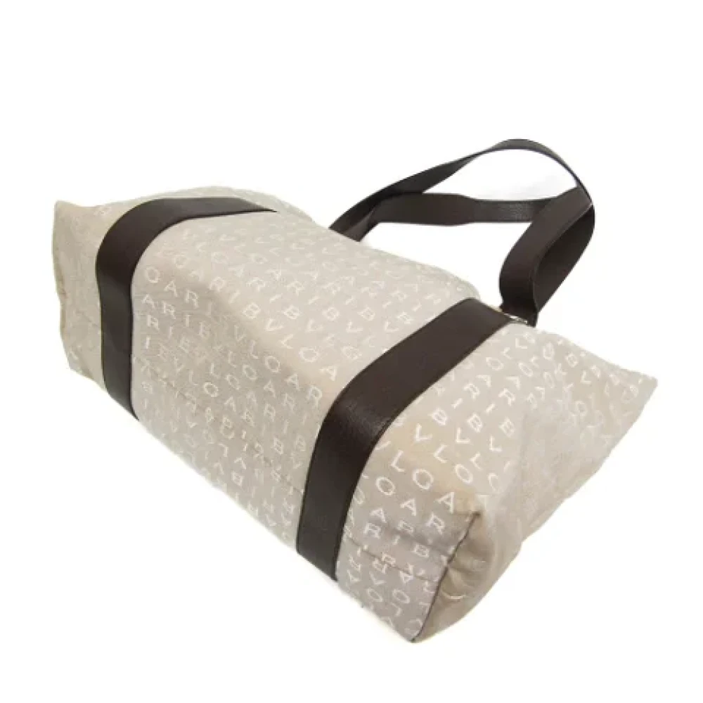 Bvlgari Vintage Pre-owned Canvas totes Beige Dames
