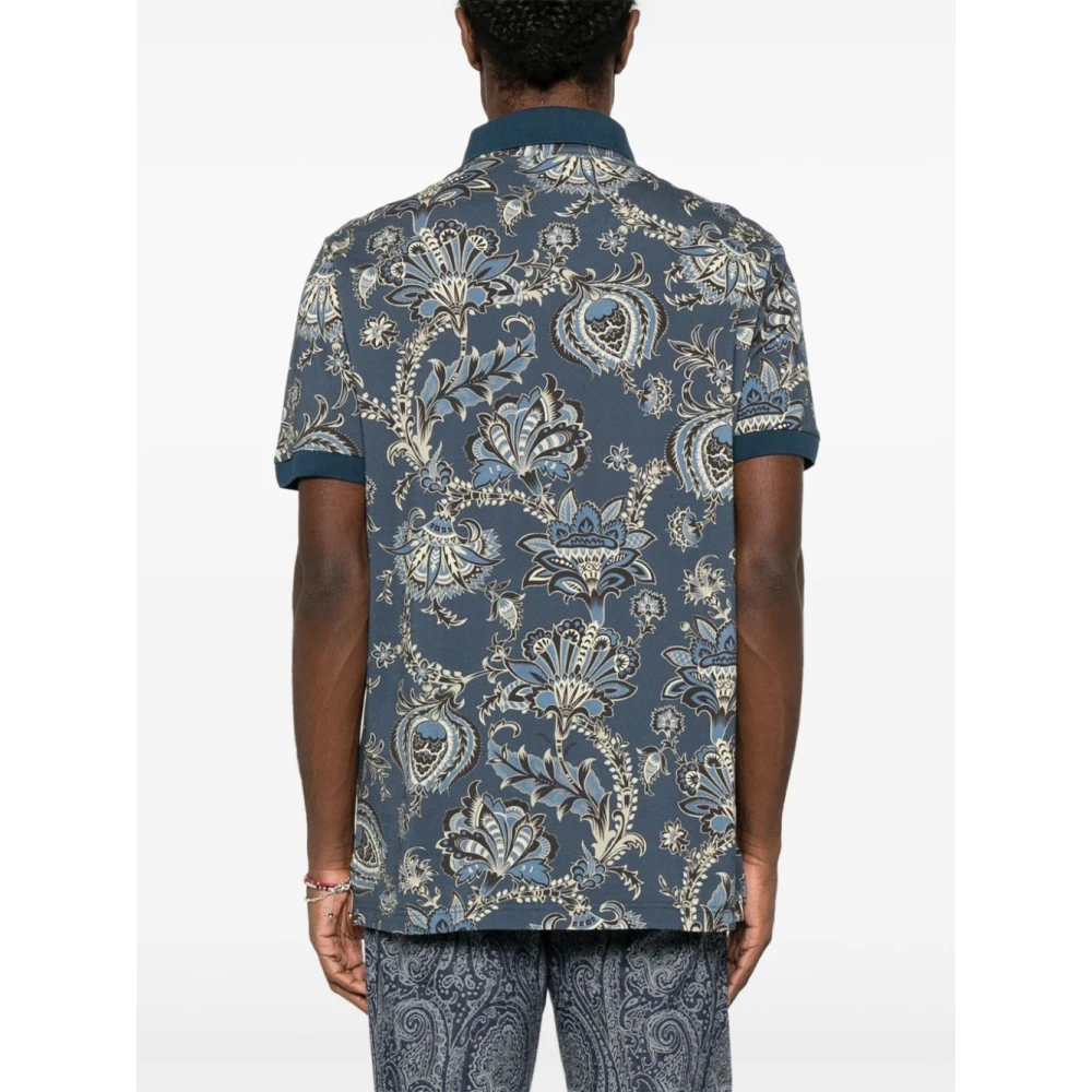 ETRO Rode Polo Roma T-shirts en Polos Multicolor Heren