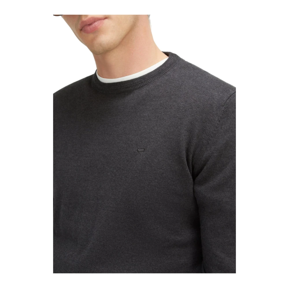GAS Crew Neck Sweater Gray Heren