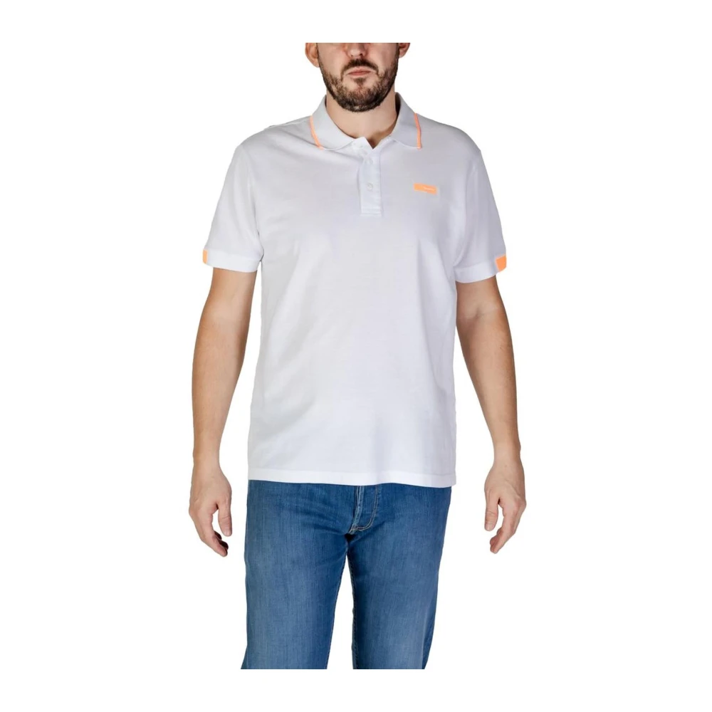 RefrigiWear Katoenen Polo Shirt Herfst Winter Collectie White Heren