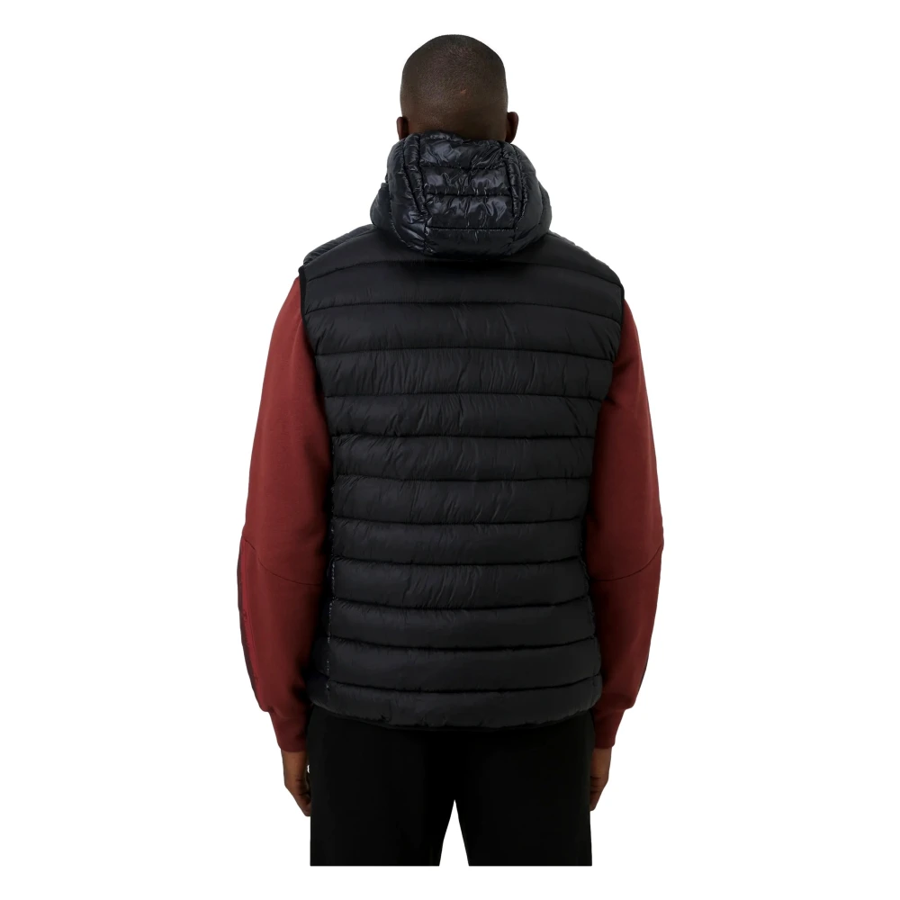 Champion Zwarte polygevulde vest met logo Black Heren