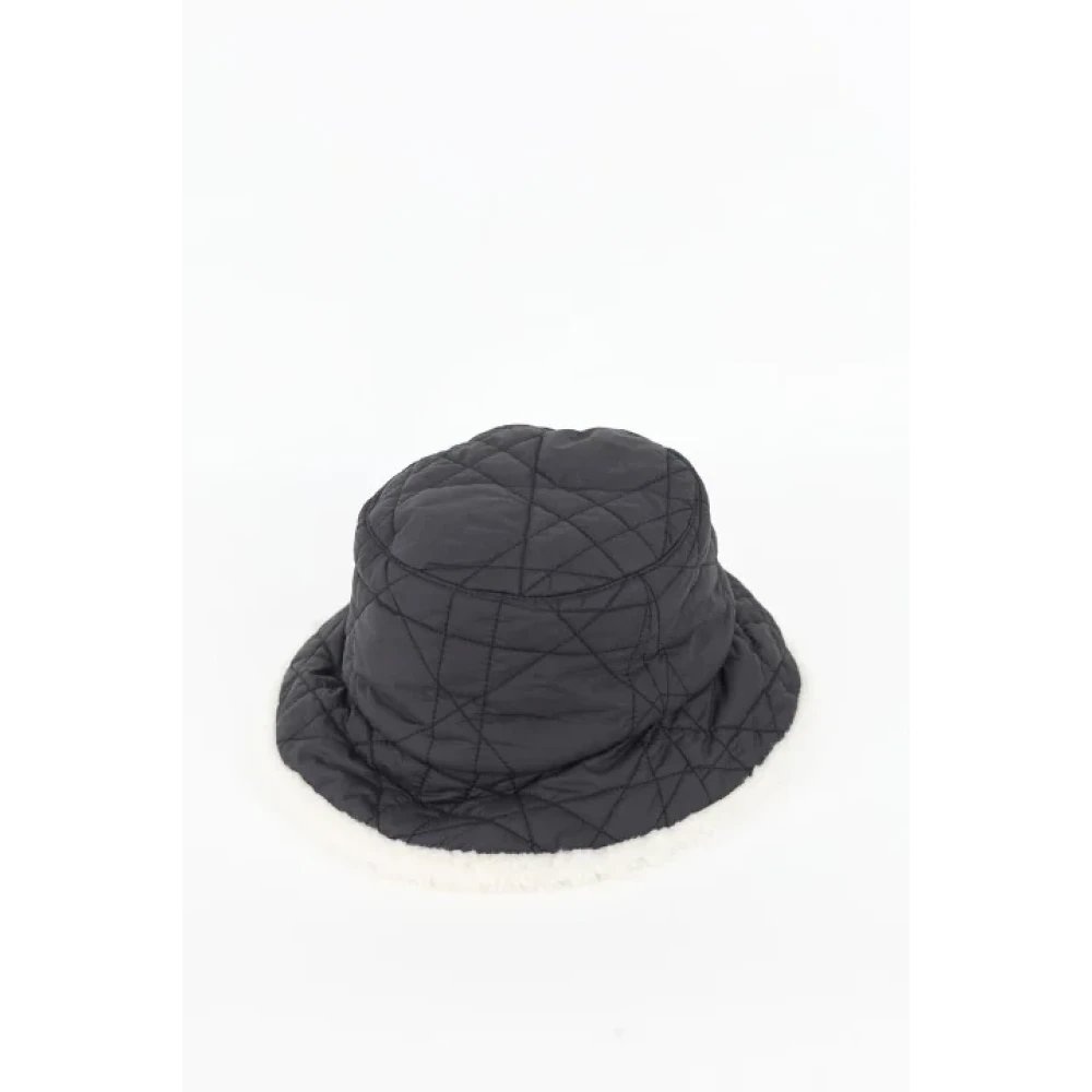 Dior Vintage Pre-owned Polyester hats Black Dames