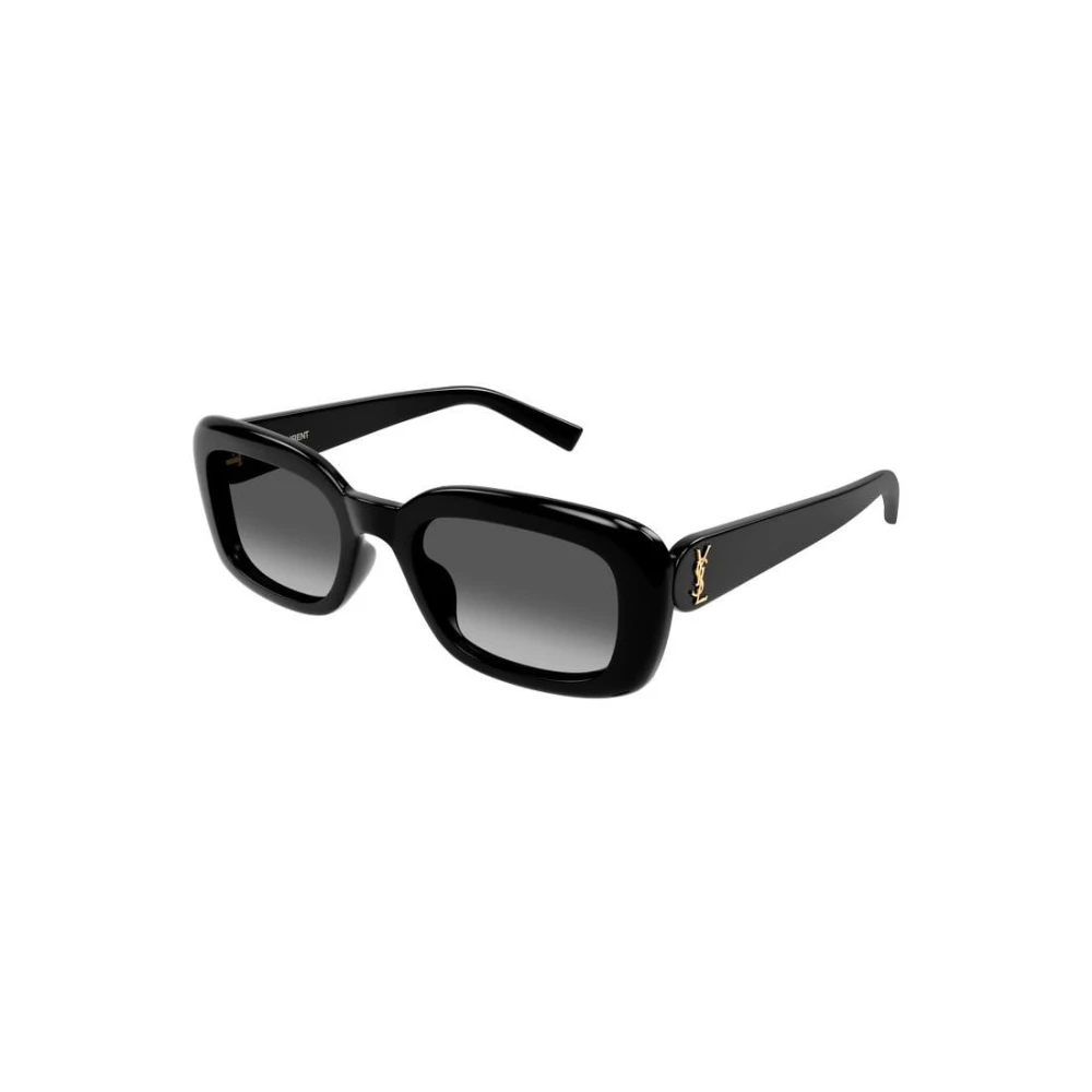 Saint Laurent Women's Black Sunglasses, 53 Mm, Rectangular Sunglasses