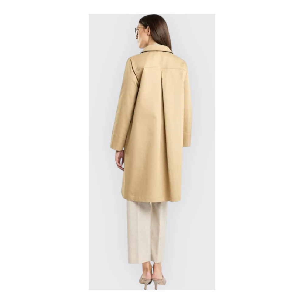 Fay Jas met opgestikte zakken en haak Beige Dames