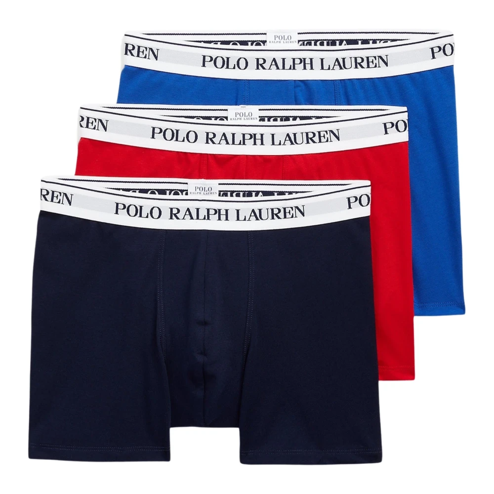 Ralph Lauren Comfort Fit Katoenen Boxershorts 3-Pack Multicolor Heren