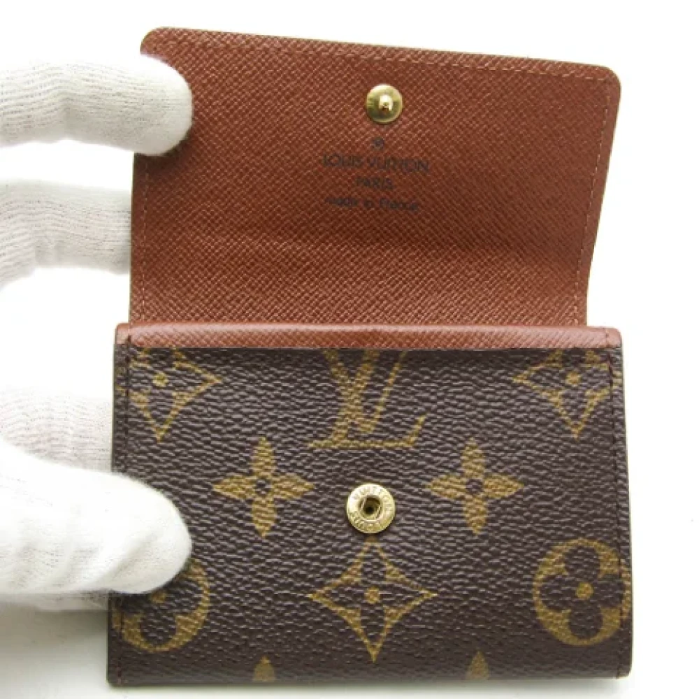Louis Vuitton Vintage Pre-owned Canvas wallets Brown Dames