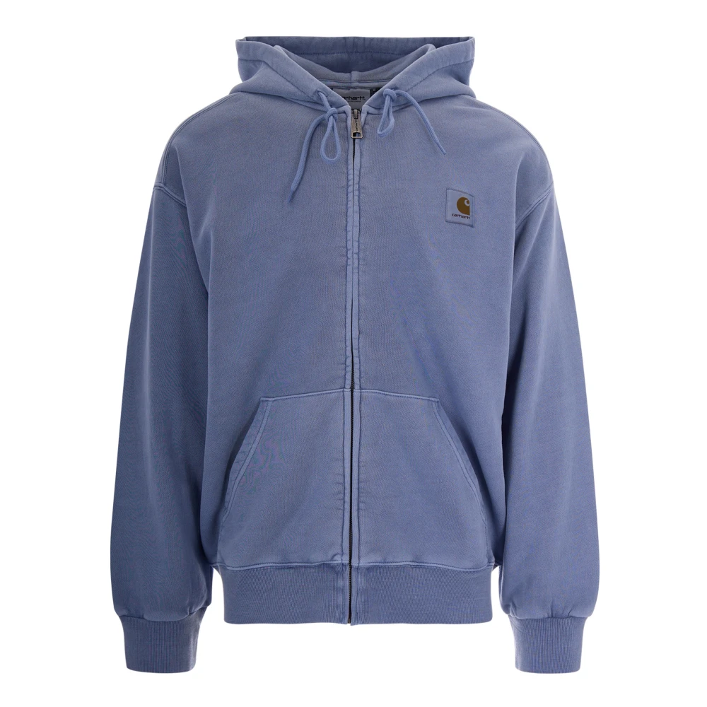 Carhartt Wip Men's Blue Nelson Zhd Hoodie - Zip-Throughs - Xs - Sweatshirts & Hoodies