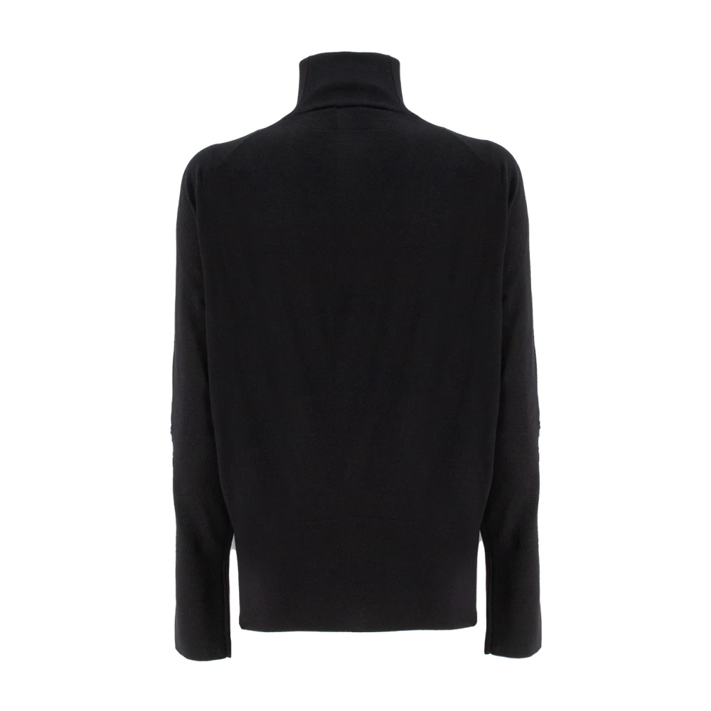 Ermanno Scervino Kanten Applicatie Coltrui Jumper Black Dames