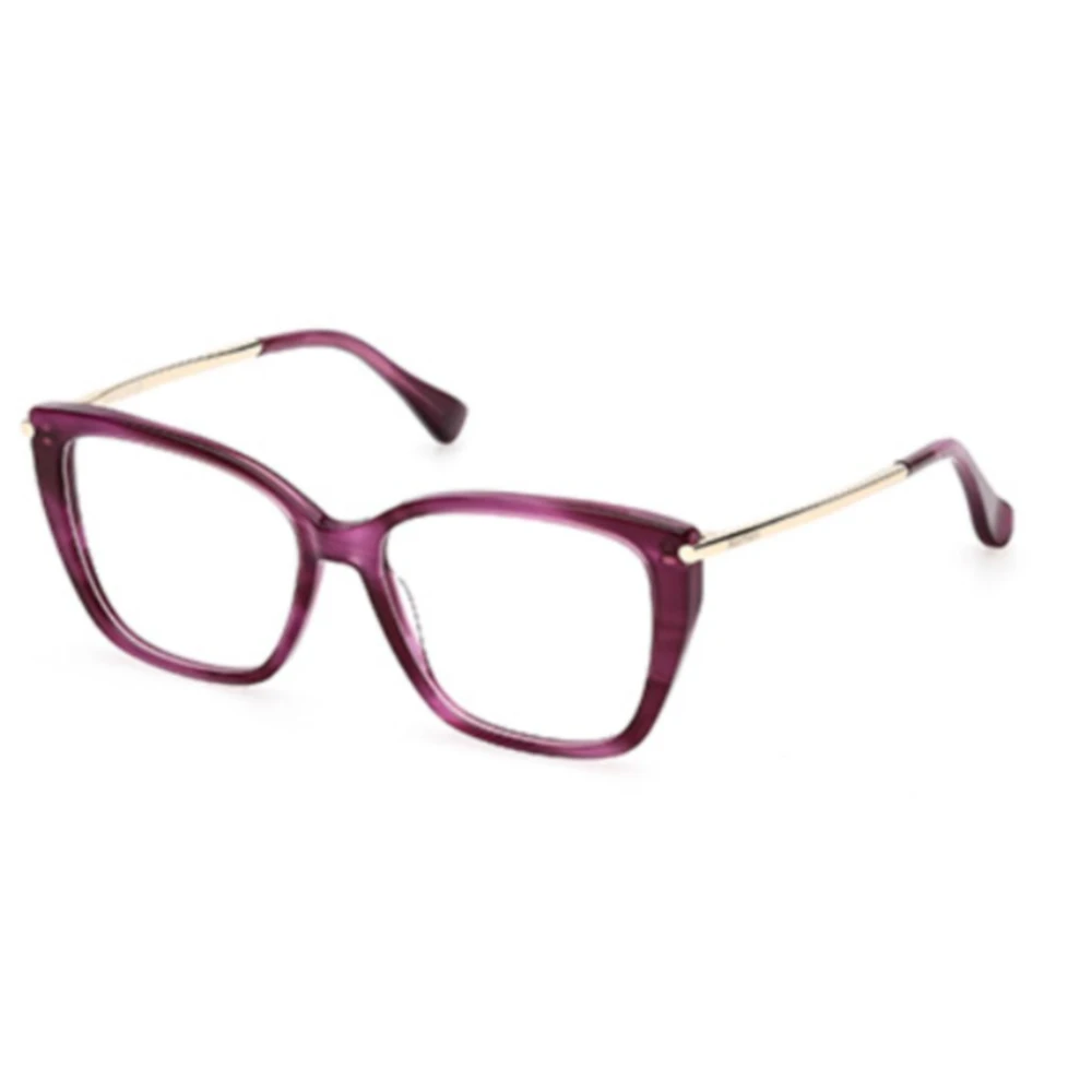 Max Mara Unisex Purple Glasses, 53 Mm, Mm5007 Eyeglasses
