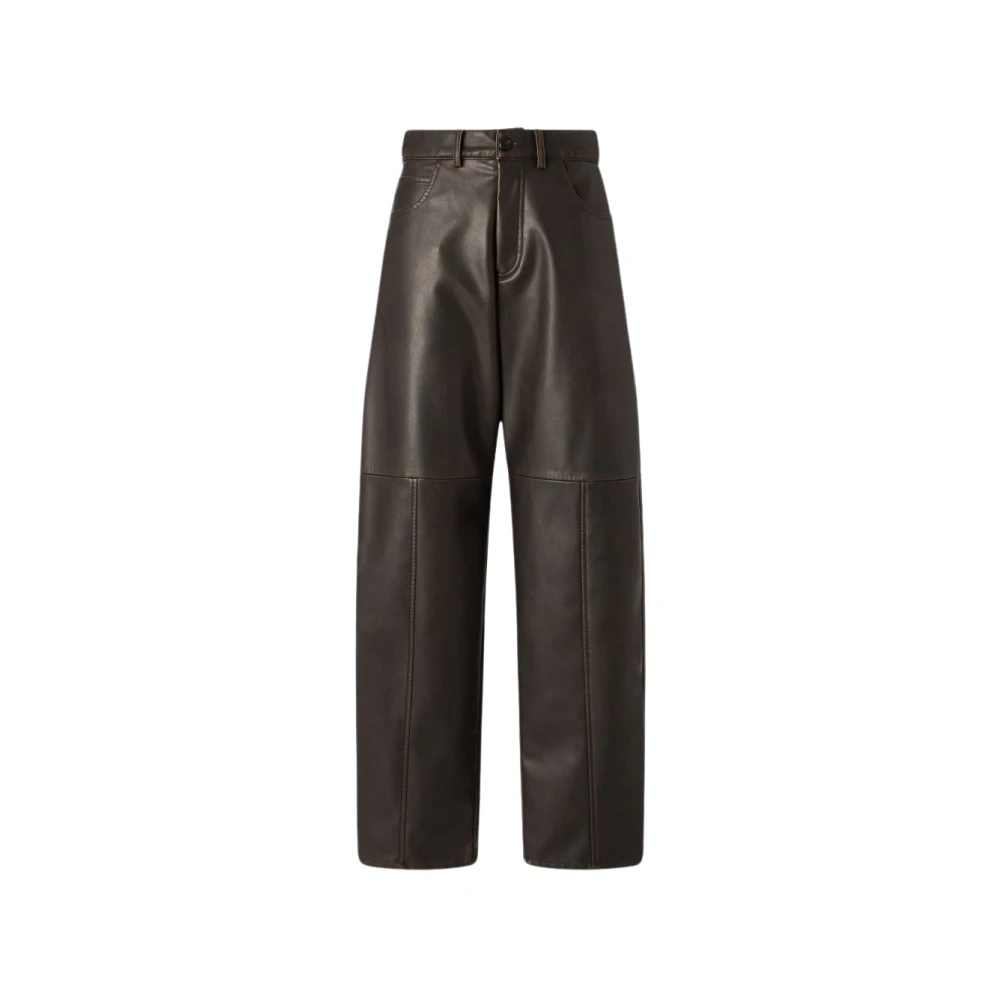 Pinko Donna Marrone Pantaloni, M, New,