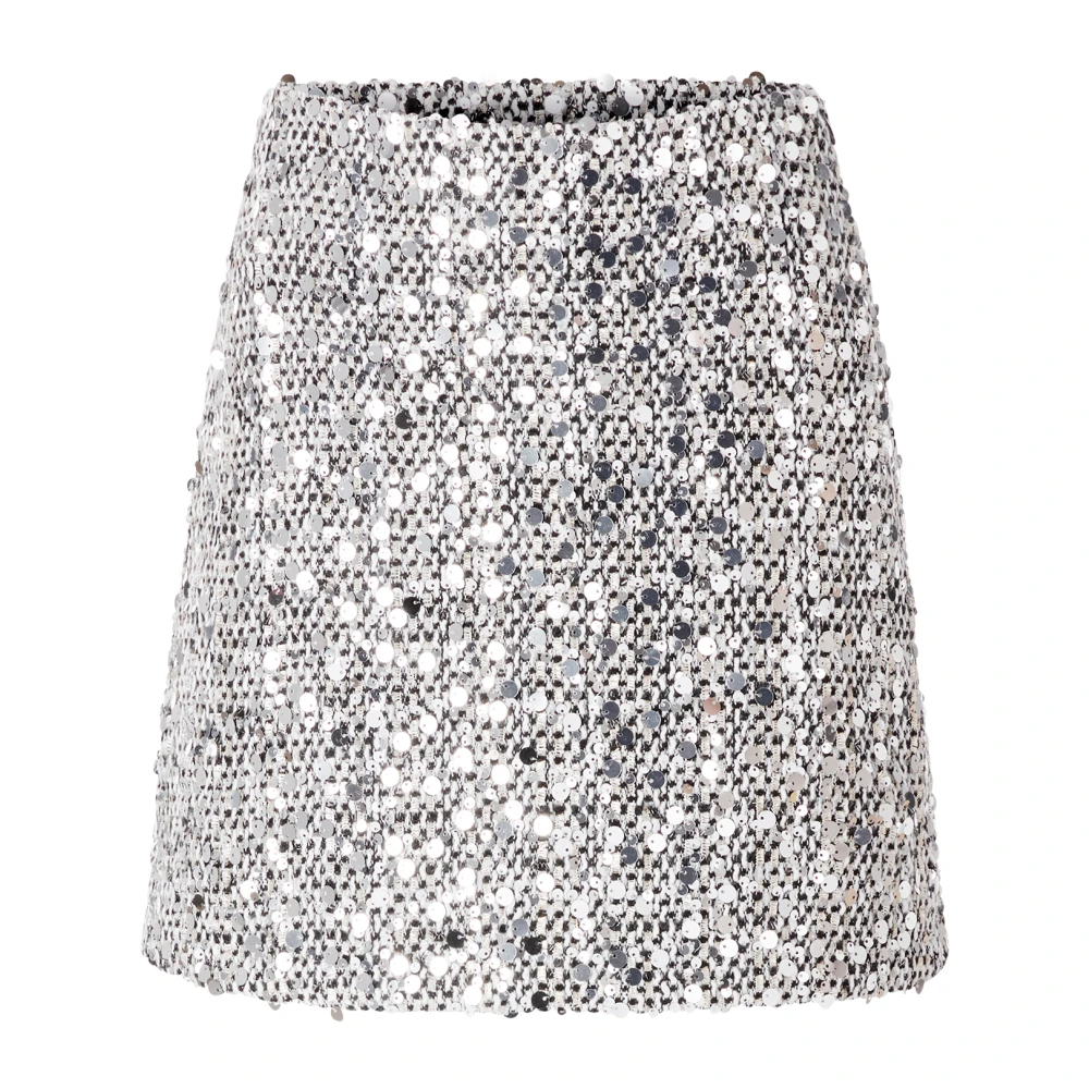 Rich & Royal Klassieke Tweed Rok Gray Dames