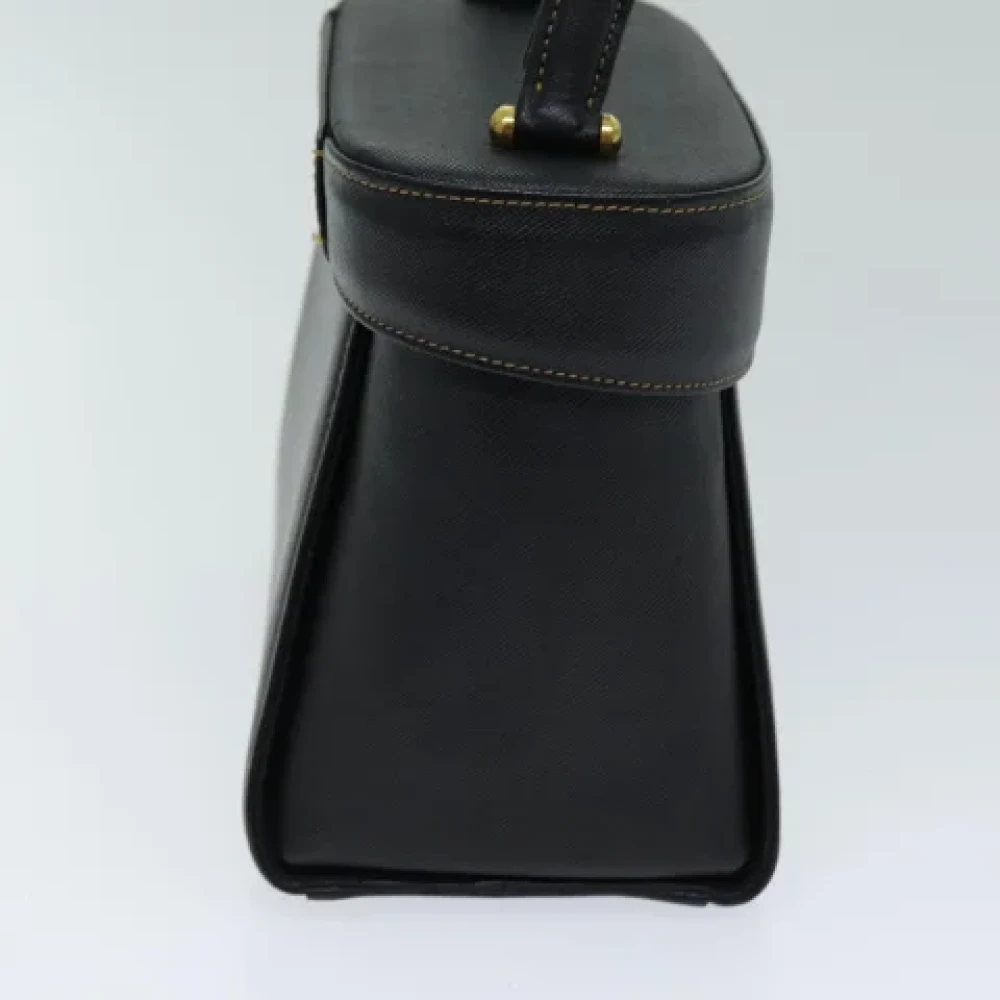Valentino Vintage Pre-owned Leather handbags Black Dames