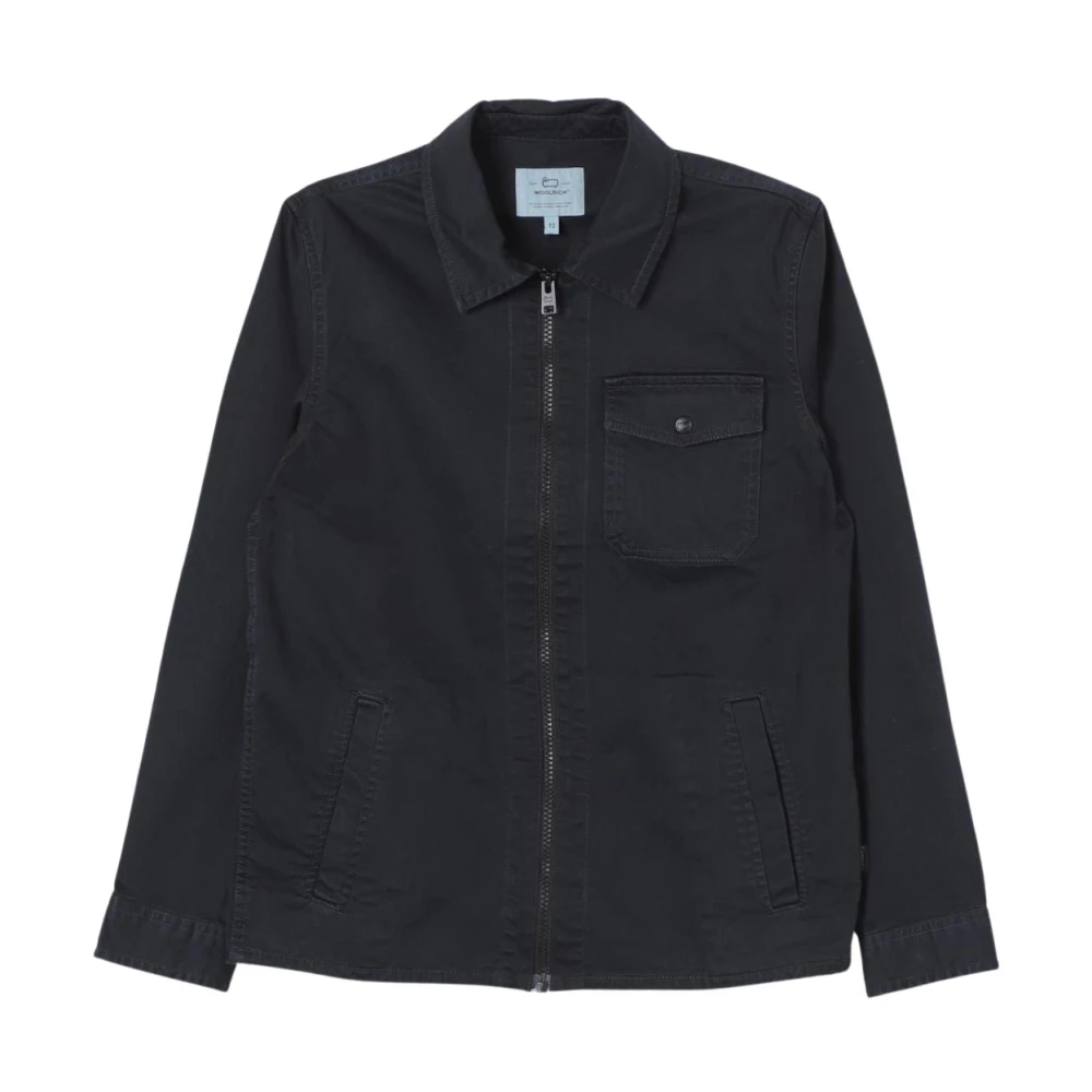 Woolrich Boys Blue Light Jackets,, Zipup Shirt Jacket Size 14 Y