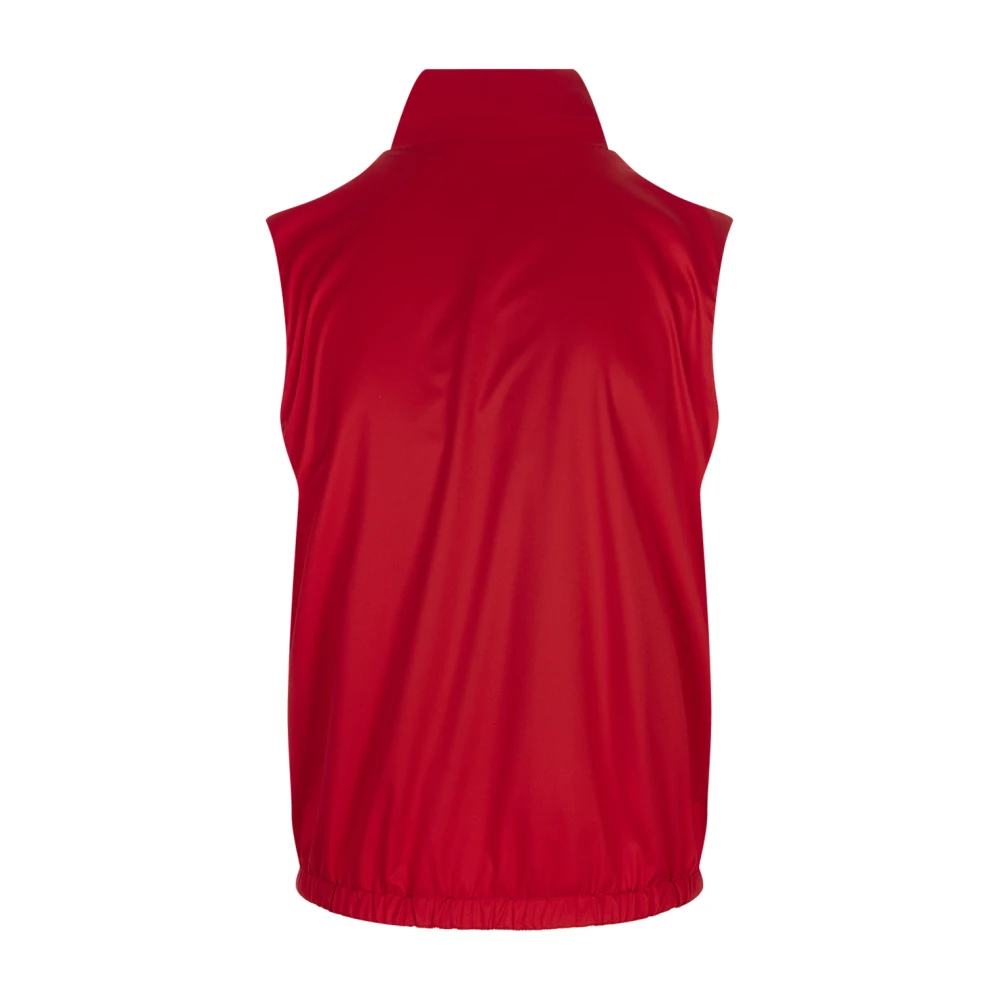 Kiton Rood Polyester Viscose Elastaan Mode Red Heren