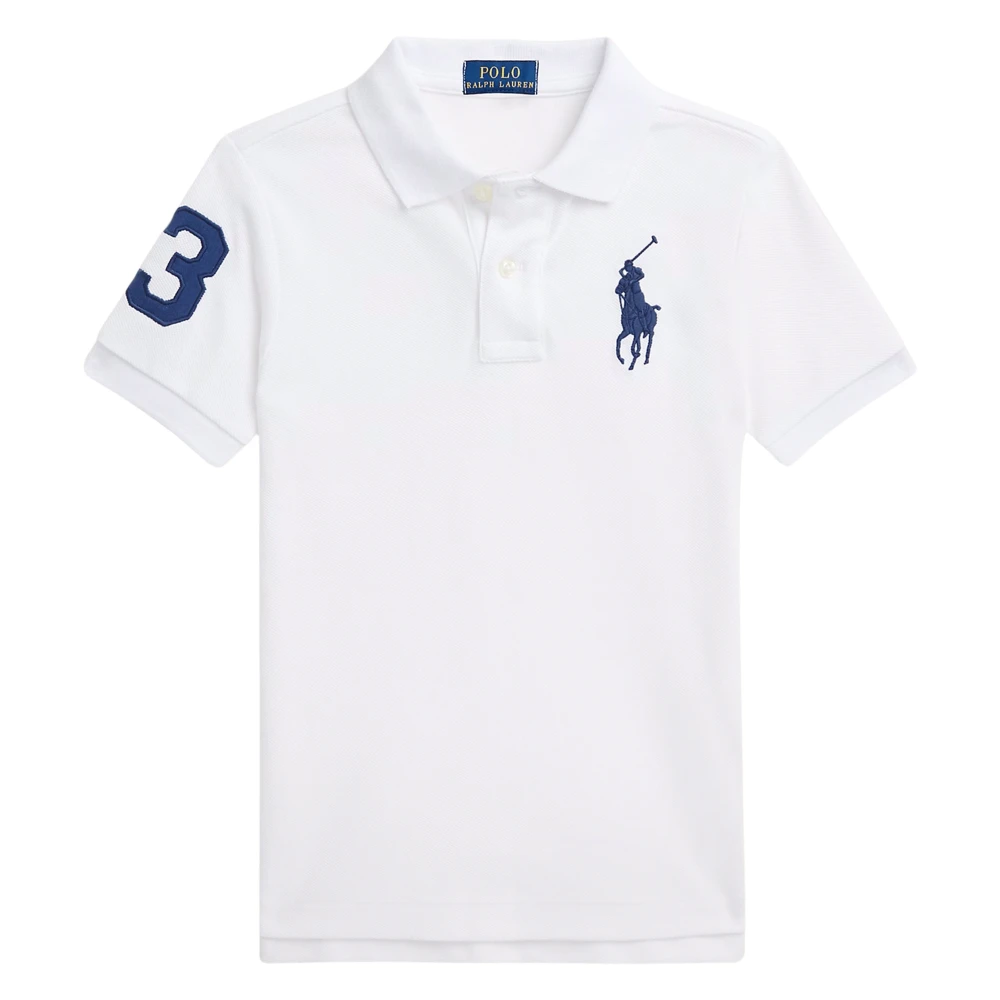 Ralph Lauren Boys White Logo Polo Shirt
