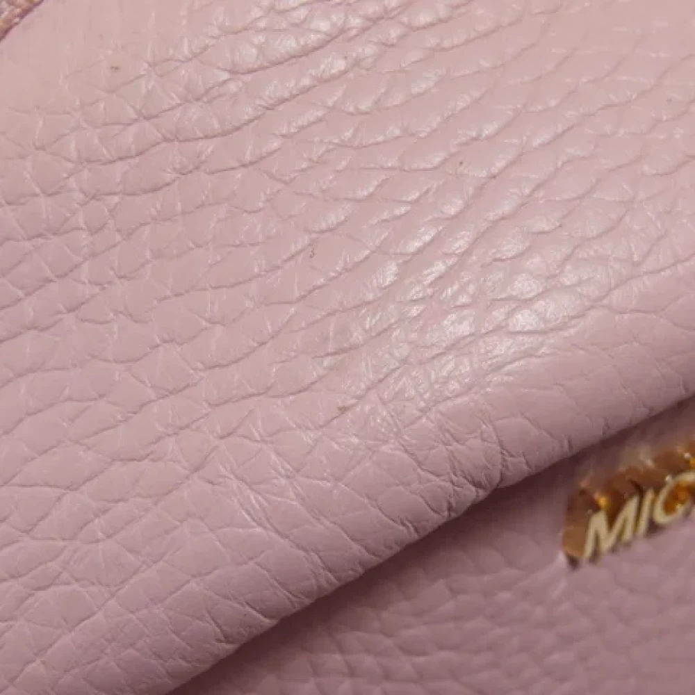 Michael Kors Pre-owned Leather backpacks Pink Dames
