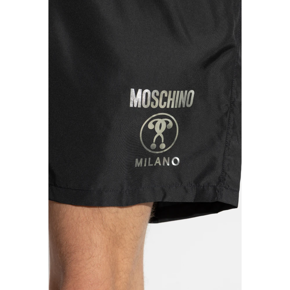 Moschino Zwembroek Black Heren