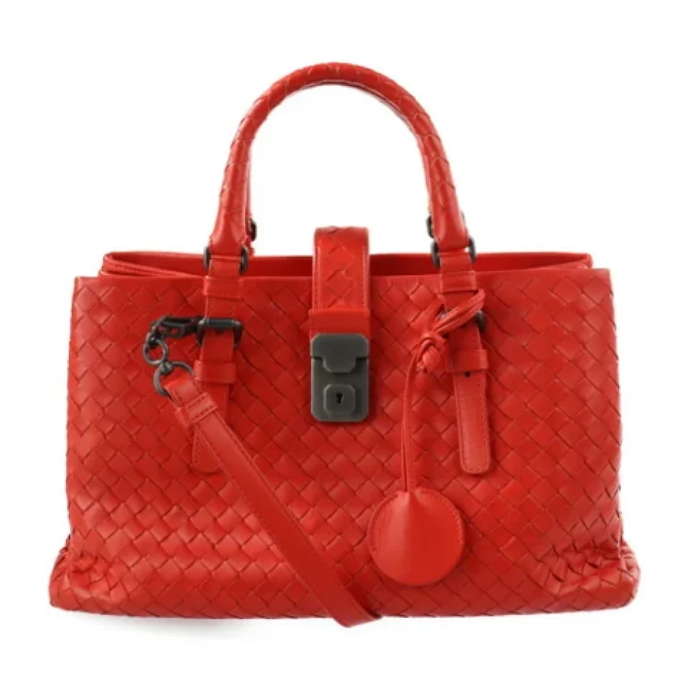 Bottega Veneta Vintage Pre-owned Leather totes Red Dames