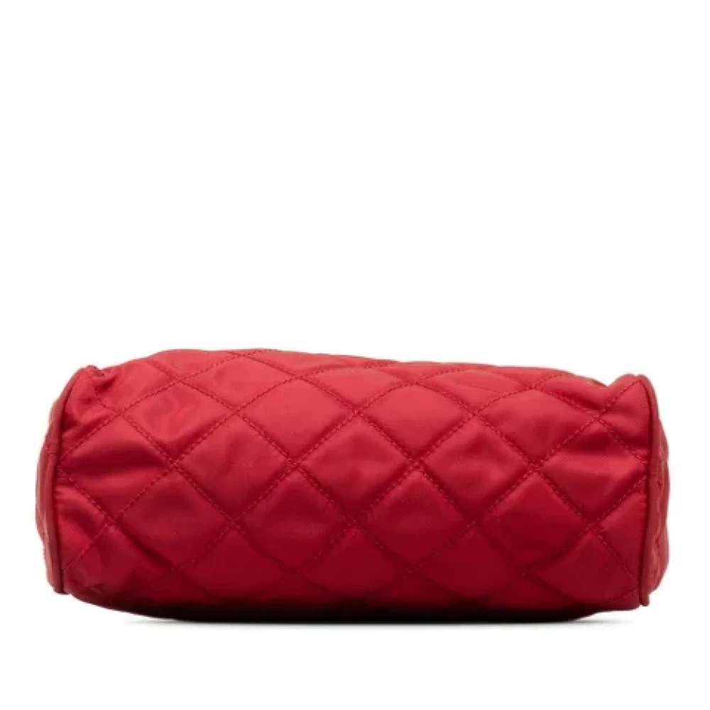 Prada Vintage Pre-owned Fabric prada-bags Red Dames