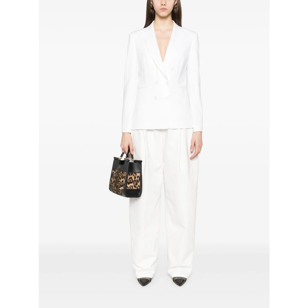 pinko Witte Jas Buitenkleding Ss25 White Dames