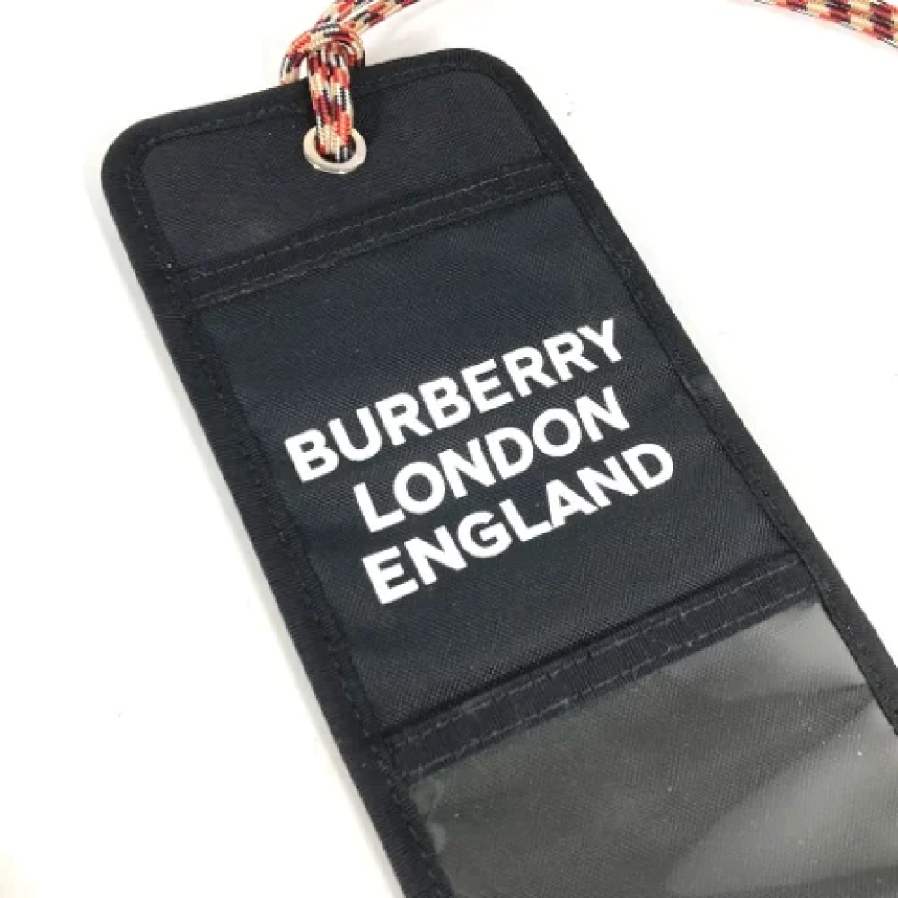 Burberry Vintage Pre-owned Fabric home-office Black Dames