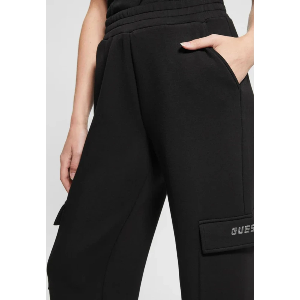 Guess Dames Logo Broek Black Dames