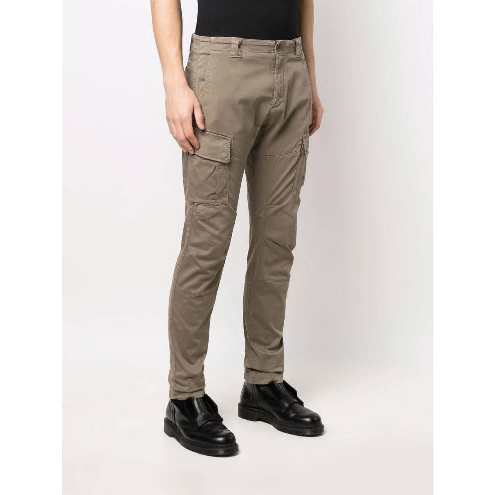 C.P. Company Army Green Tapered Broek Green Heren