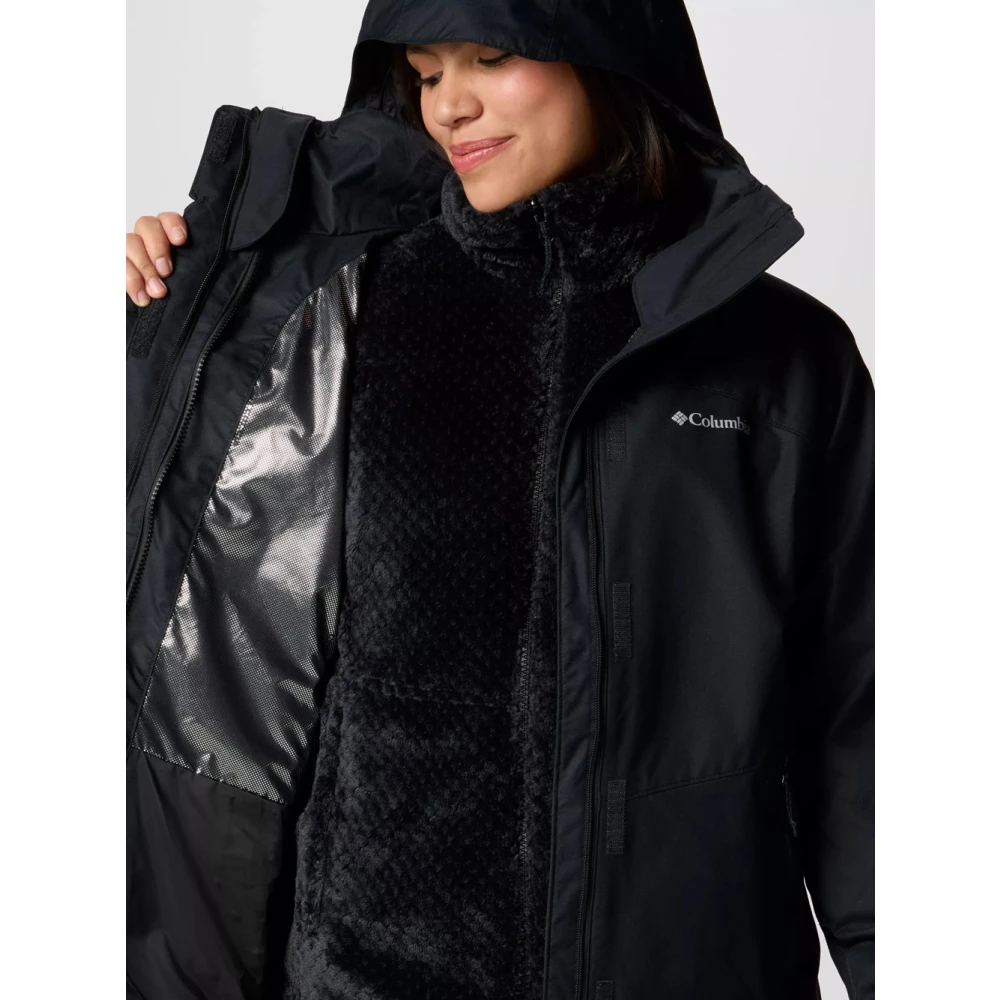 Columbia 3-in-1 Outdoor Jas Zwart Black Dames
