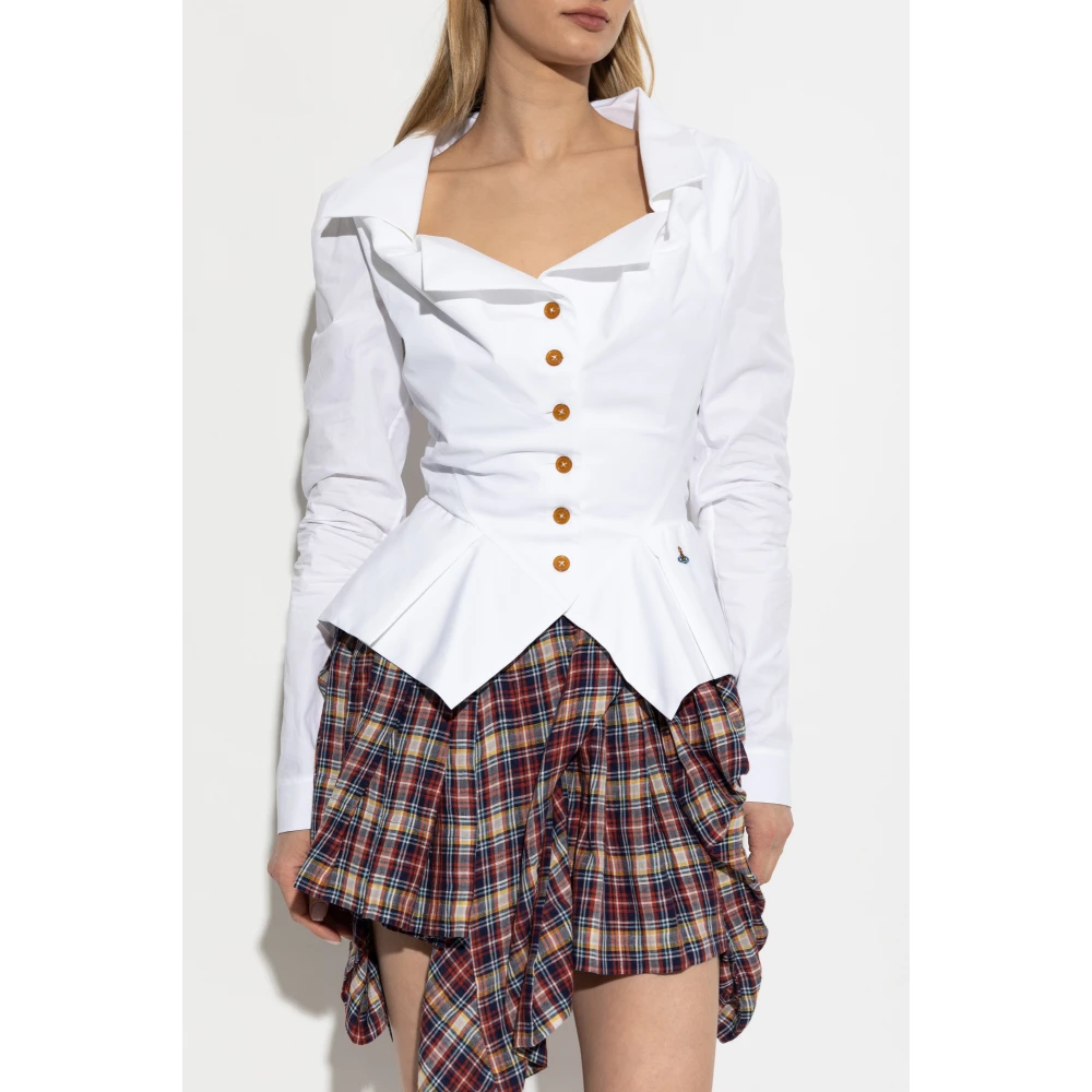 Vivienne Westwood Overhemd Maandag White Dames