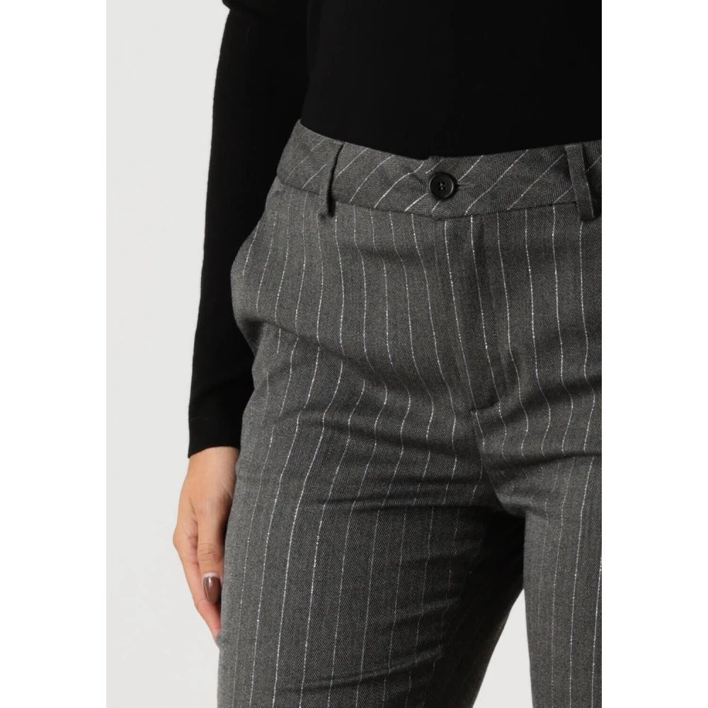 Liu Jo Grijze Chino Diamond Broek Gray Dames
