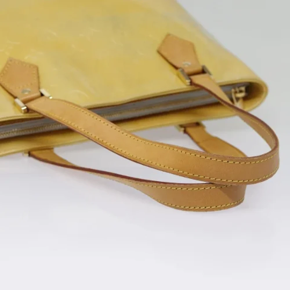 Louis Vuitton Vintage Pre-owned Leather totes Yellow Dames