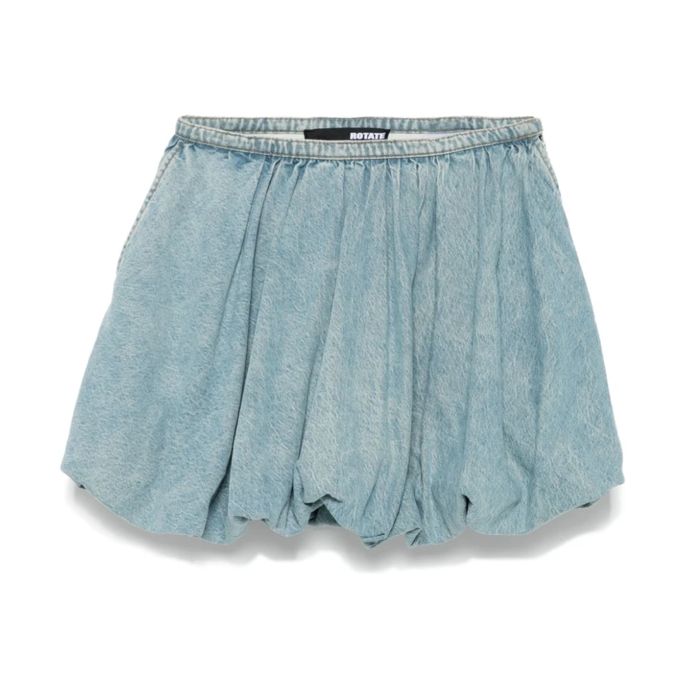 Rotate Birger Christensen Geplooide Rok Blue Dames