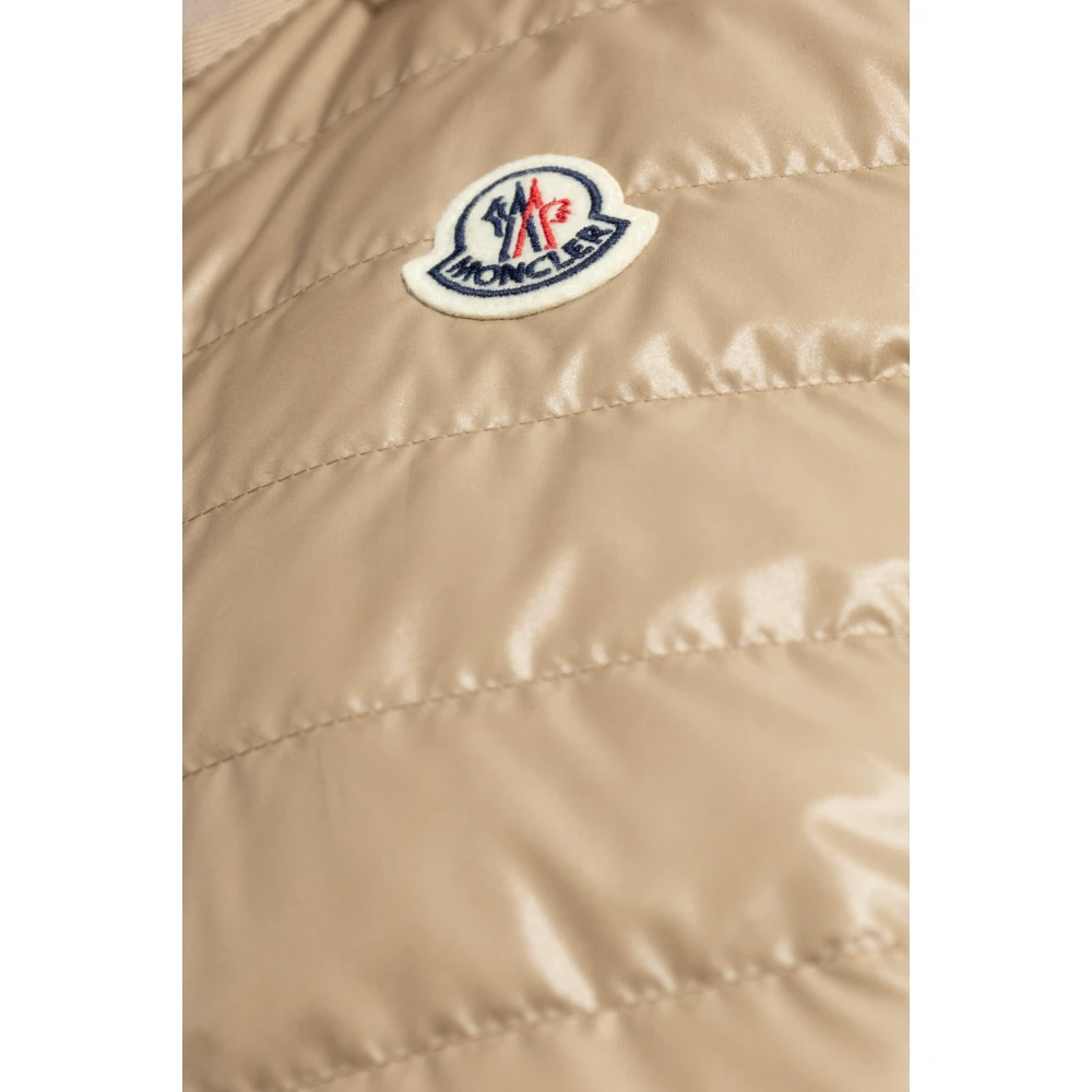 Moncler Jas met donsvest Beige Dames
