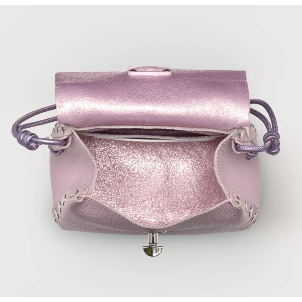 Zanellato Chique Mini Crossbody Postina Tas Pink Dames