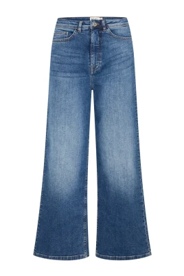 Cropped High Waist Jeans Medium