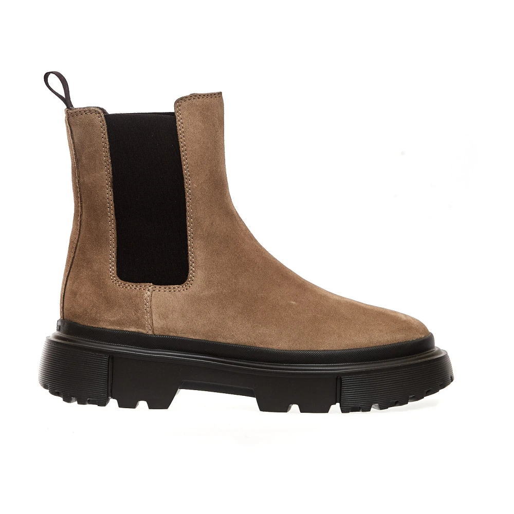 Hogan Ankle Boots Beige Dames