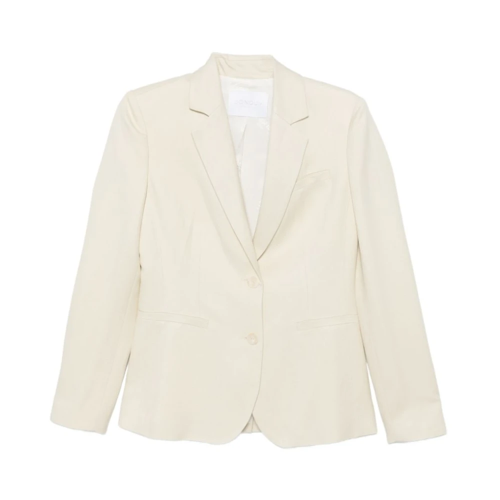 Dondup Women's Beige Blazers, Xs, Blazer Jacket